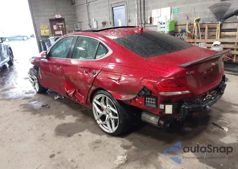 2019 Genesis G70 3.3T Advanced from USA, damaged, VIN KMTG74LE3KU023231